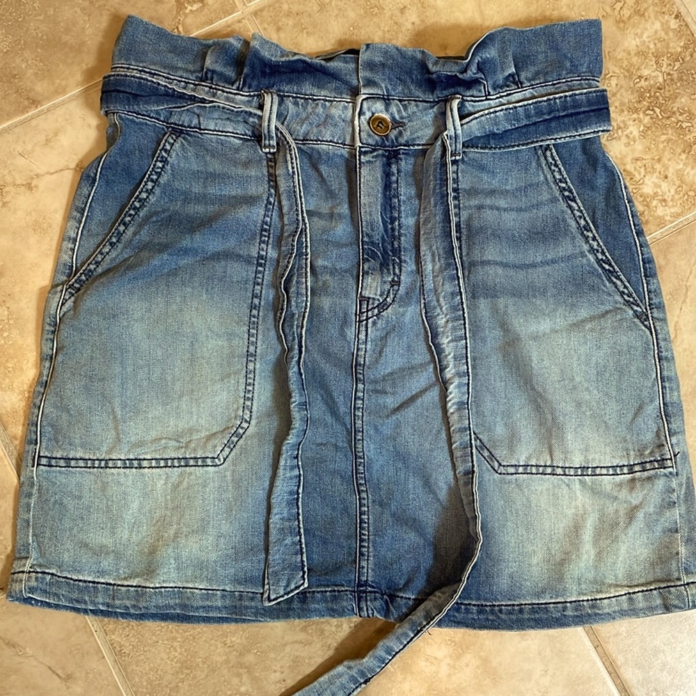 Free People denim skirt size 12